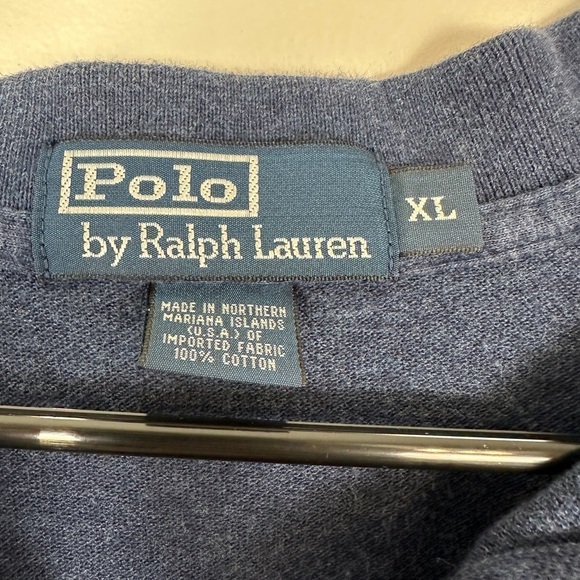 Made in U.S.A. Polo by Ralph Lauren Long Sleeve 100% Cotton Size XL - Picture 2 of 4